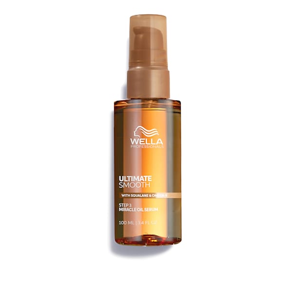 Ultimate Smooth Miracle Oil Serum för torrt, livlöst eller frissigt hår, WELLA PROFESSIONALS